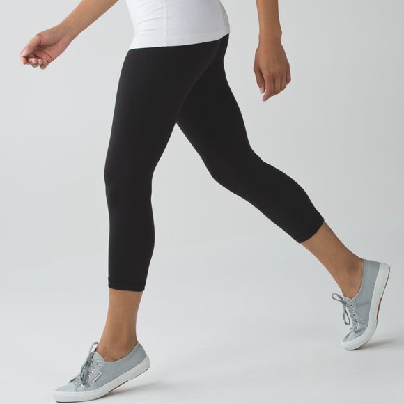 LULULEMON wunder under crop black - Picture 1 of 9